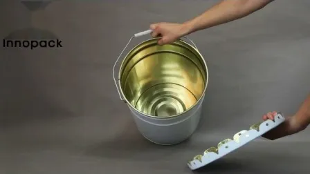 5 Gallon, 20L Tinplate Paint Metal Pail Un Approved Chemical Use Bucket Pail