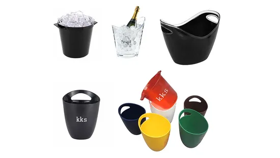 Premium Drink Promotional Plastic and Metal Ice Bucket