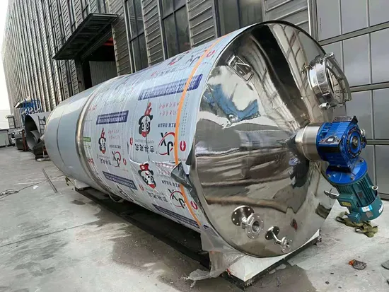 Pharmaceutical Fruit Juice Stainless Steel Ethanol Liquid Pure Water Storage Bucket for Beverage Processing